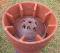 MCS 200 Bottom View 9 Hole Grate